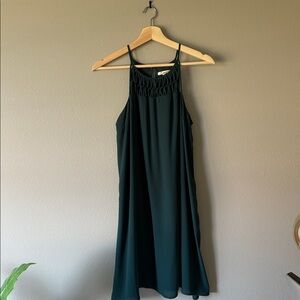Dark Green Sleeveless Dress